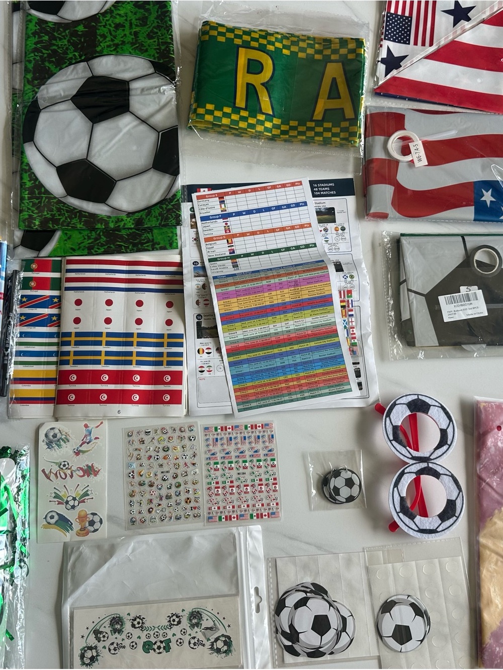Soccer-Themed Party Decorations - Black & White - birthday party